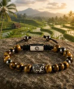 Zen:Z Premium Adjustable Buddha Tiger Eye